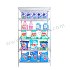 川井 六层中型仓储带轮线网置物架 TC12060211-6 套  