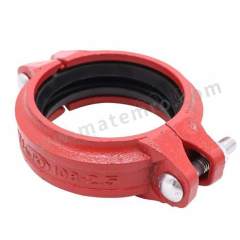 沪欣 消防刚性卡箍 HX-GJ 个 球墨铸铁 DN150  红色