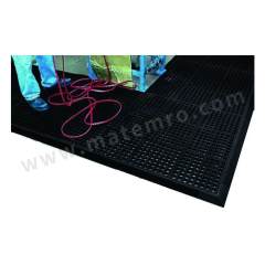 KCL 天然橡胶制车间无孔表面地垫 11113076 块 丁腈橡胶+乳胶  黑色