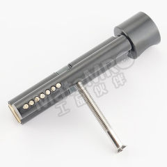 海斯迪克 房门锁芯 HKT-68 个 锌包铜 1个  黑色