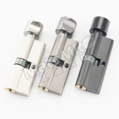 海斯迪克 房门锁芯 HKT-68 个 锌包铜 1个  黑色