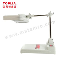 拓利亚 台式升降方形LED灯放大镜 ML04-86H 个 白玻光学镜片 放大倍率5D  
