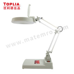 拓利亚 台式折叠圆形LED灯放大镜 ML04-86C 个 放大倍率母片5D、子片12D 白玻光学镜片  
