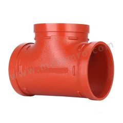 超越 消防沟槽等径三通 CY-XF 个 球墨铸铁 DN100  红色