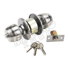 海斯迪克 房门球锁 HKCX-204 个 不锈钢 70mm中心距长舌  