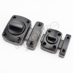 海斯迪克 插销门扣 HKT-67 个 锌合金 大号  雅黑色