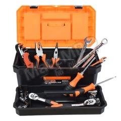 艾威博尔 加强型塑料工具箱 651014 个  黄色/黑色