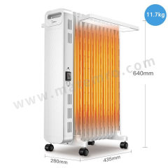 美的 取暖器 HYX22N 台 通用 13片 碳钢  