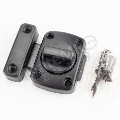 海斯迪克 插销门扣 HKT-67 个 锌合金 大号  雅黑色