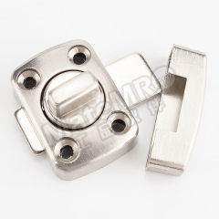 海斯迪克 插销门扣 HKT-67 个 锌合金 小号拉丝银  