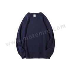 禾威 健康纯色圆领卫衣 WY907 件 M  藏青色