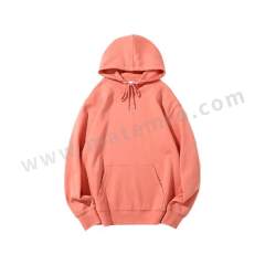 禾威 健康纯色套头卫衣 WY908 件 2*L  木瓜橙