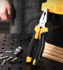 得力 剪线钳 DL-JXQ-8 个 橡胶 铬钒钢 8英寸 铬钒钢  