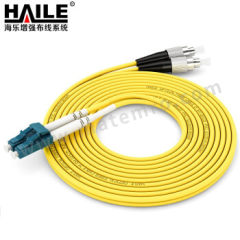 海乐 光纤跳线 HJ-2LC-FC-S15 条 2芯 LC-FC 9/125um 5米  