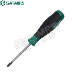 世达 一字型橡塑柄螺丝批 63416 把  