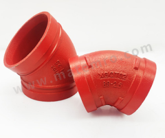 金盾 沟槽弯头 SXJBD20222918 个 1.6Mpa 镀锌 DN80 DN80  