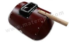 鸣固 电焊帽 MG-DHM 个 均码 红钢纸板 30.5*25cm  