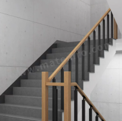 金盾 楼梯扶手 SXJBD20221514 米 防腐木 45*70mm  