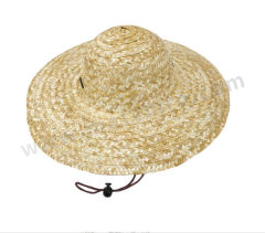 冰禹 遮阳草帽 BY-8028 顶 竹编 帽口直径19cm*沿边直径42cm*帽口深10cm  