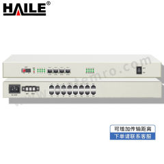 海乐 数字电话光端机 HN-4Q16L-FC 个 通过网络和光纤传递信号 小区电话 矿井电话 安防监控 宽带建设等多个领域 16路电话 4百兆隔离网口   