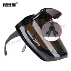 安赛瑞 翻盖电焊面罩 3B00036 个 PC 约18x18.5cm 约18x18.5cm  黑色