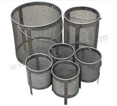 蚂蚁帮 三脚网篮 100 个 不锈钢 外径100mm 高150mm  