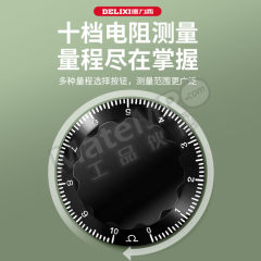 德力西 接地摇表 DLX-ZC29B-2 个 0.05 建筑工地 0-1500  
