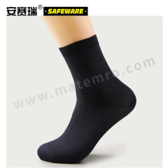 安赛瑞 男士吸汗中筒袜 10818 包 纤维  